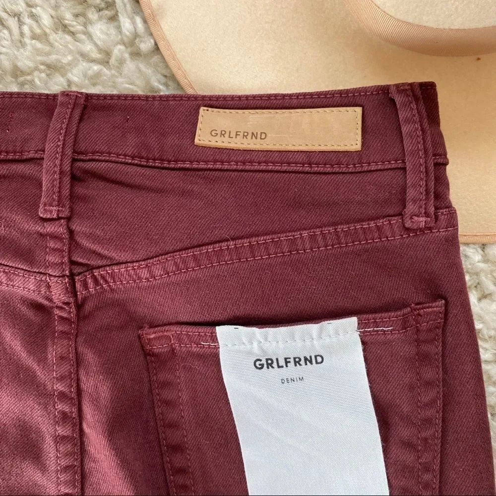 NEW GRLFRND Karolina High Rise Straight Leg Skinny Jean - Picture 7 of 11